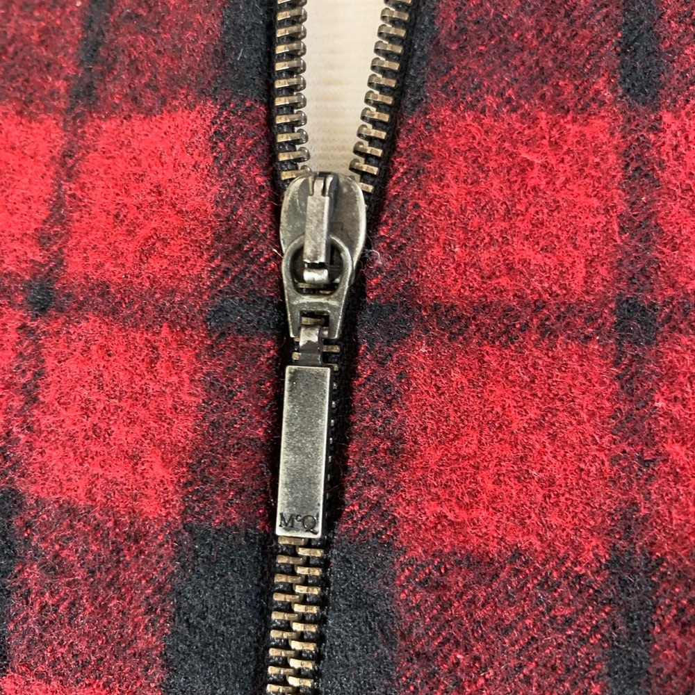 MCQ Alexander McQueen Wool Blazer Buffalo Plaid - Picture 5 of 8